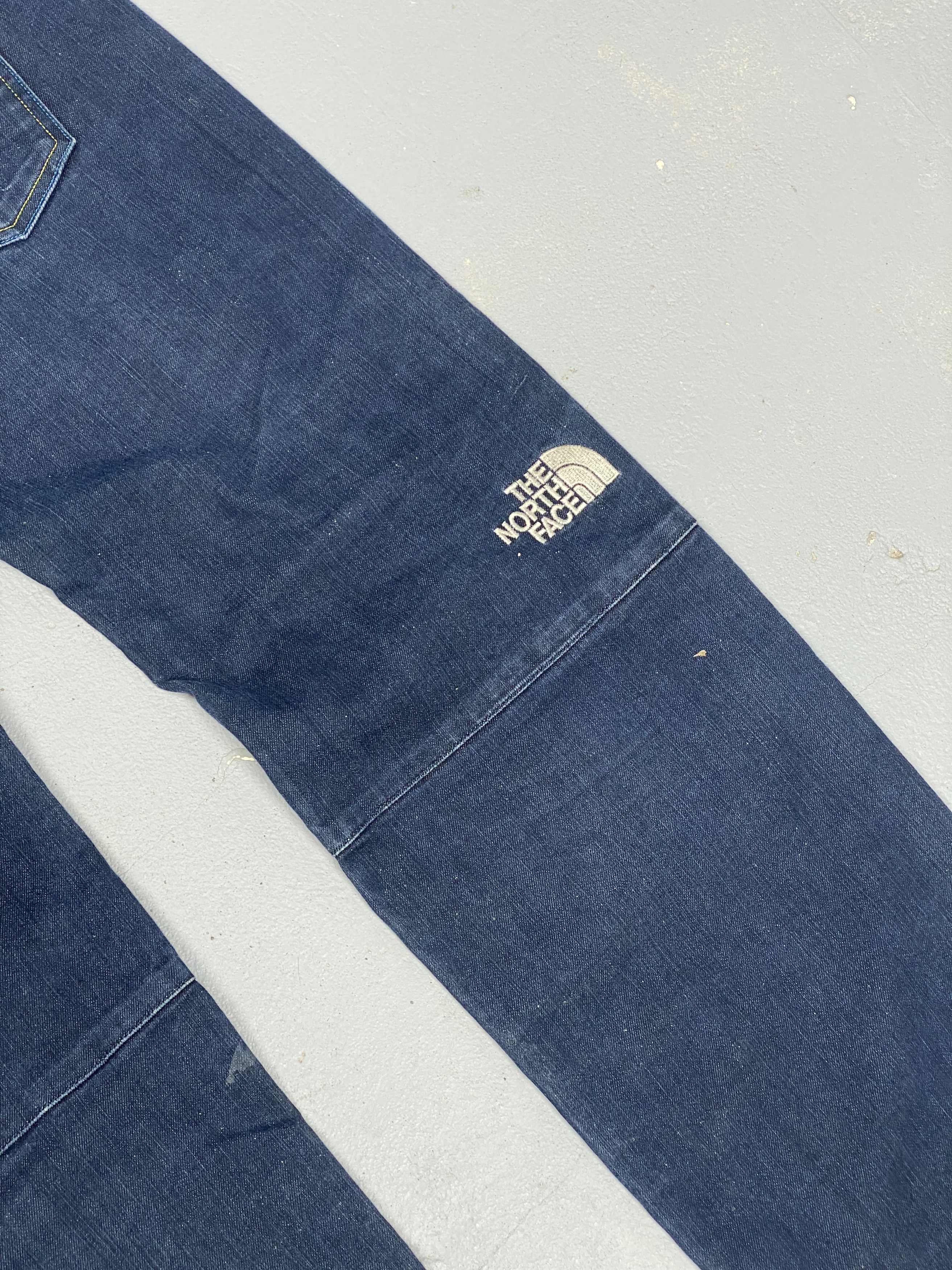 Japanese Brand × The North Face The North Face Junya Watanabe Style Denim Jeans Logo Size US 34 / EU 50 - 10 Thumbnail