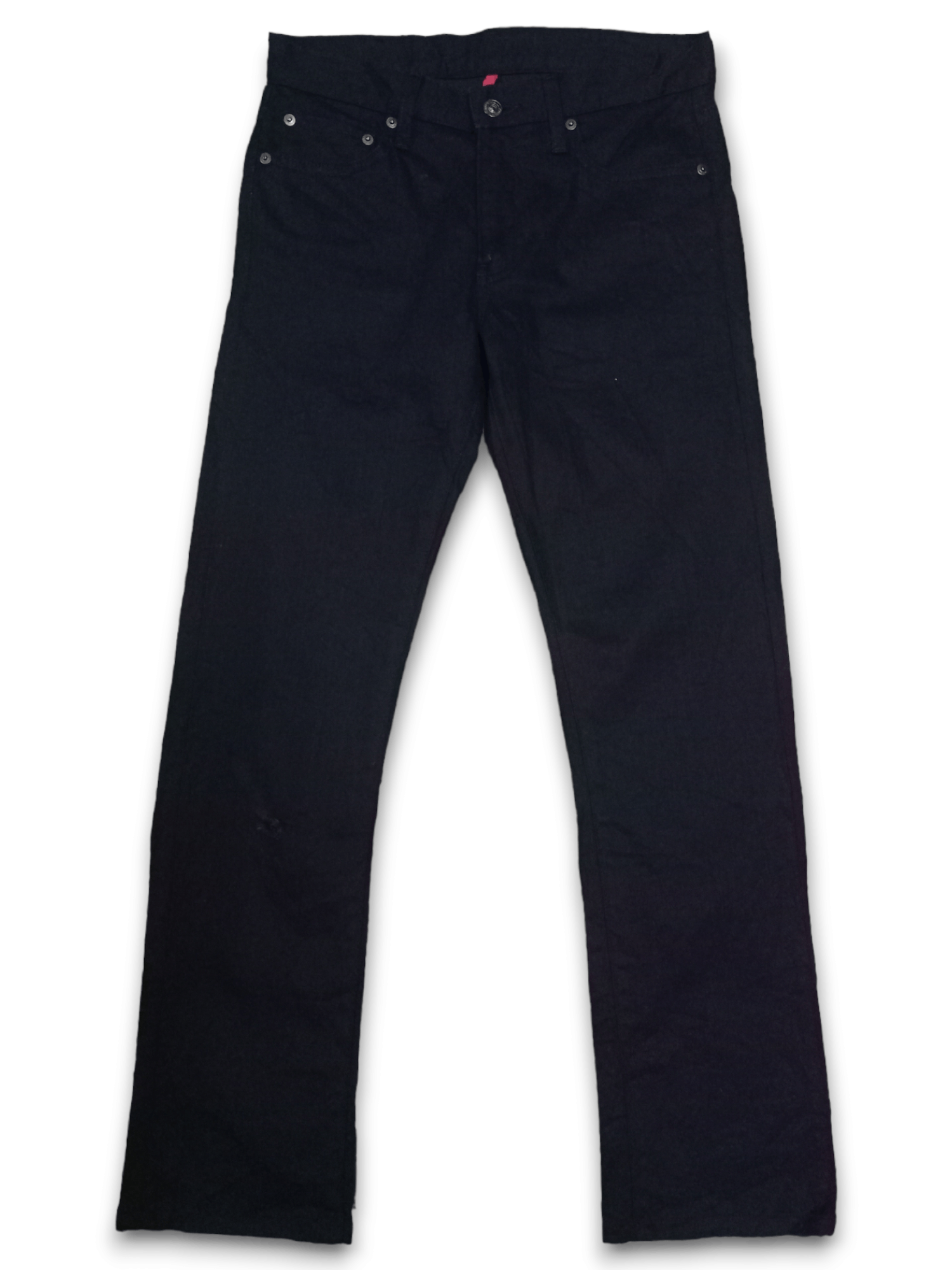 Japanese Brand × Uniqlo Vintage S001 Japanese Uniqlo Black Denim Pants Size US 30 / EU 46 - 1 Thumbnail
