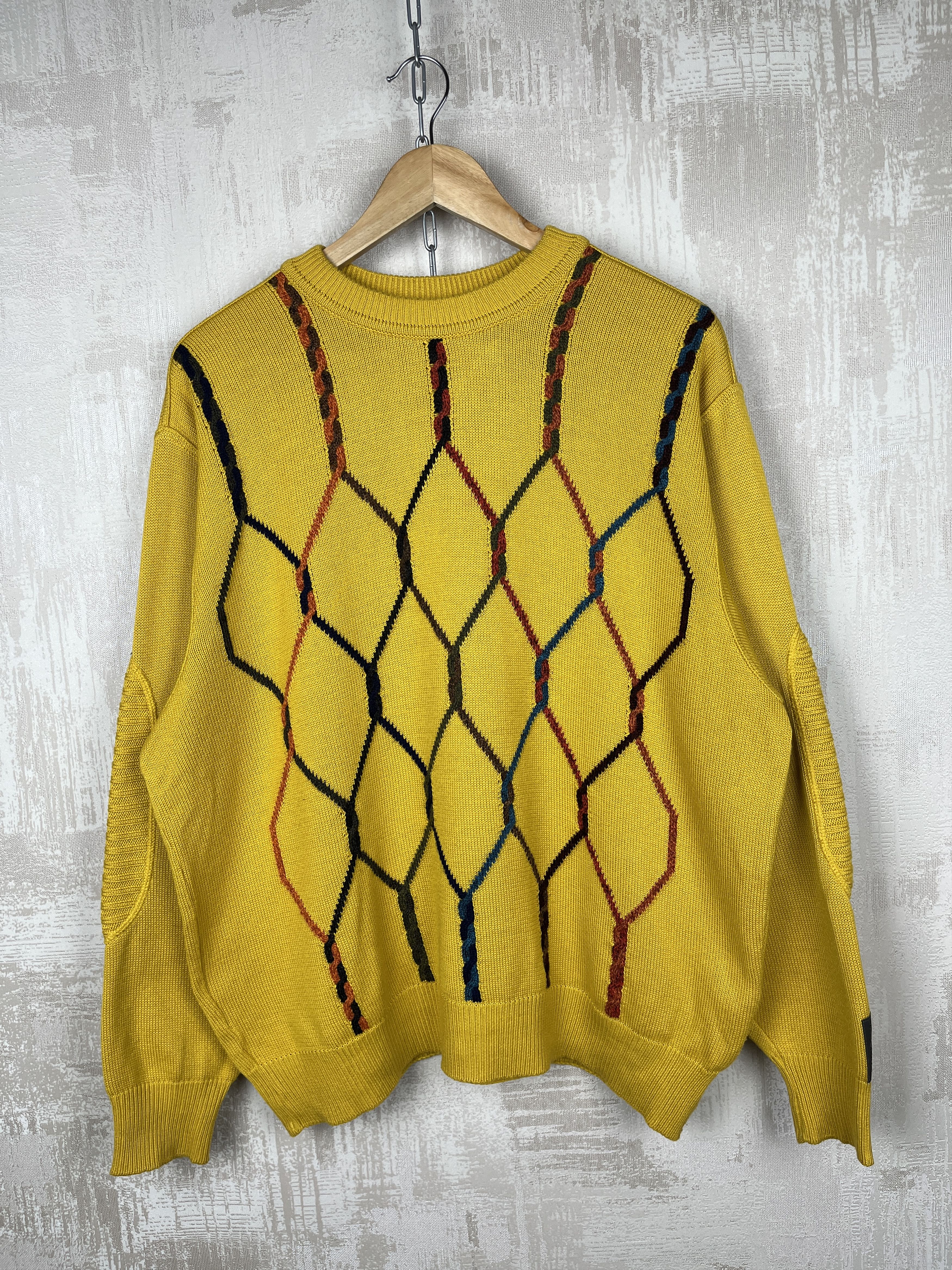 Carlo Colucci Vintage Carlo Colucci Crew Neck Sweater Cotton Blend Size US L / EU 52-54 / 3 - 1 Thumbnail