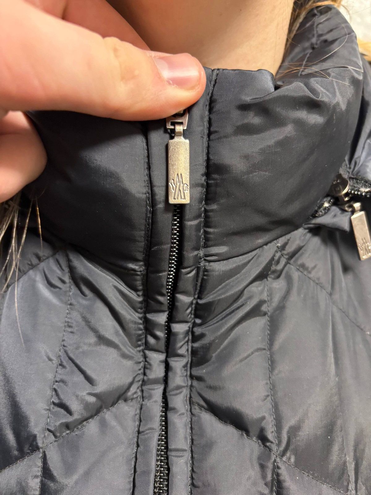 Moncler Moncler Long Black Puffer Coat | Kids 14/164, Fits Women's M Size S / US 4 / IT 40 - 5 Thumbnail