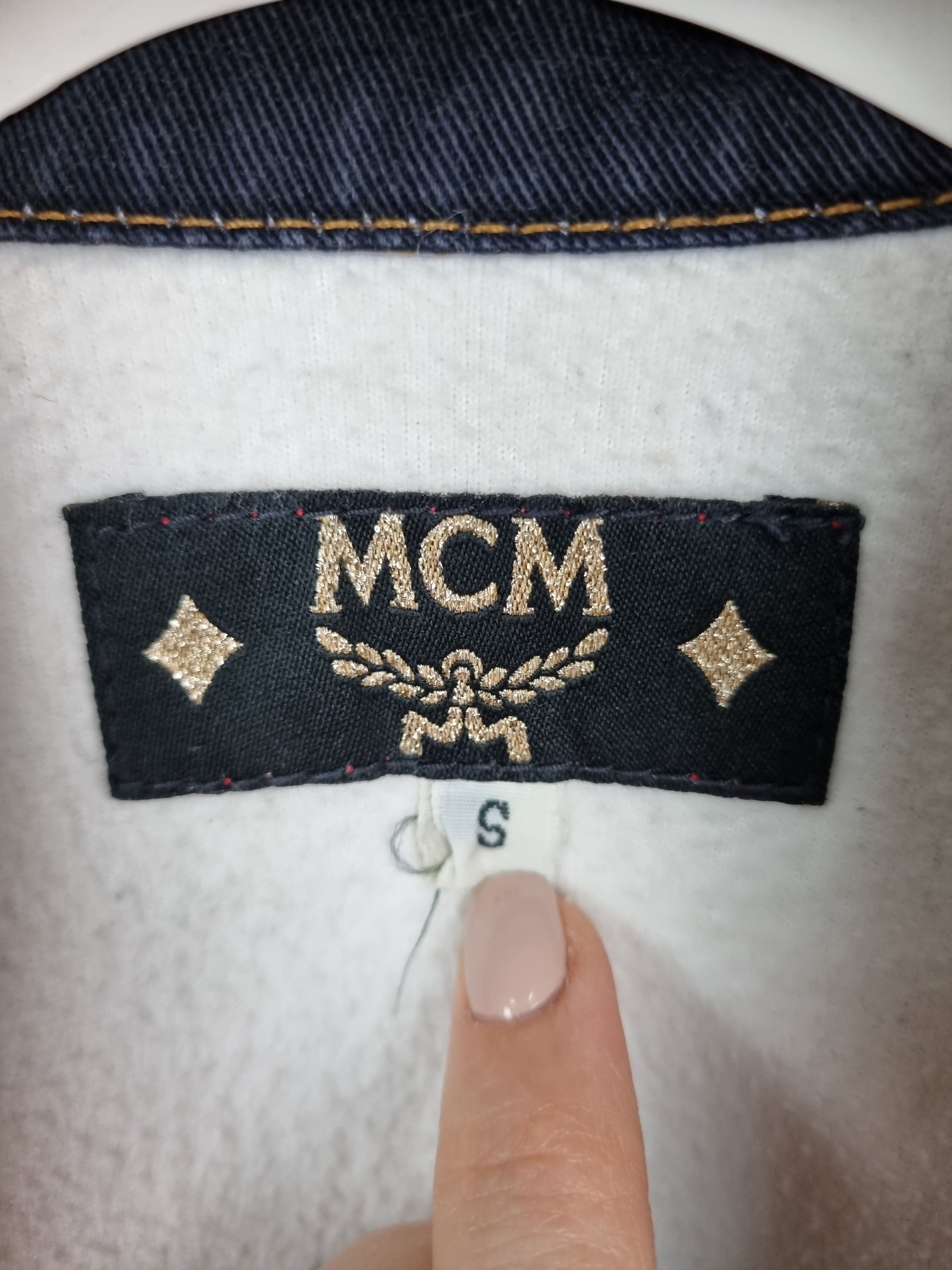 MCM Rare MCM Denim Jacket Made in Italy Dirty Vintage Size S / US 4 / IT 40 - 15 Thumbnail