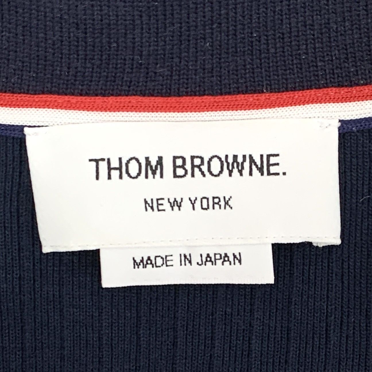 Thom Browne Thom Browne Navy Classic Short Sleeve Polo Shirt K26WX Size S / US 4 / IT 40 - 5 Thumbnail