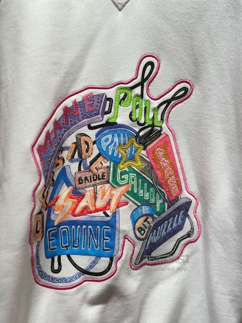 Hermes Hermes Turtleneck Sweatshirt White Size S / US 4 / IT 40 - 6 Thumbnail