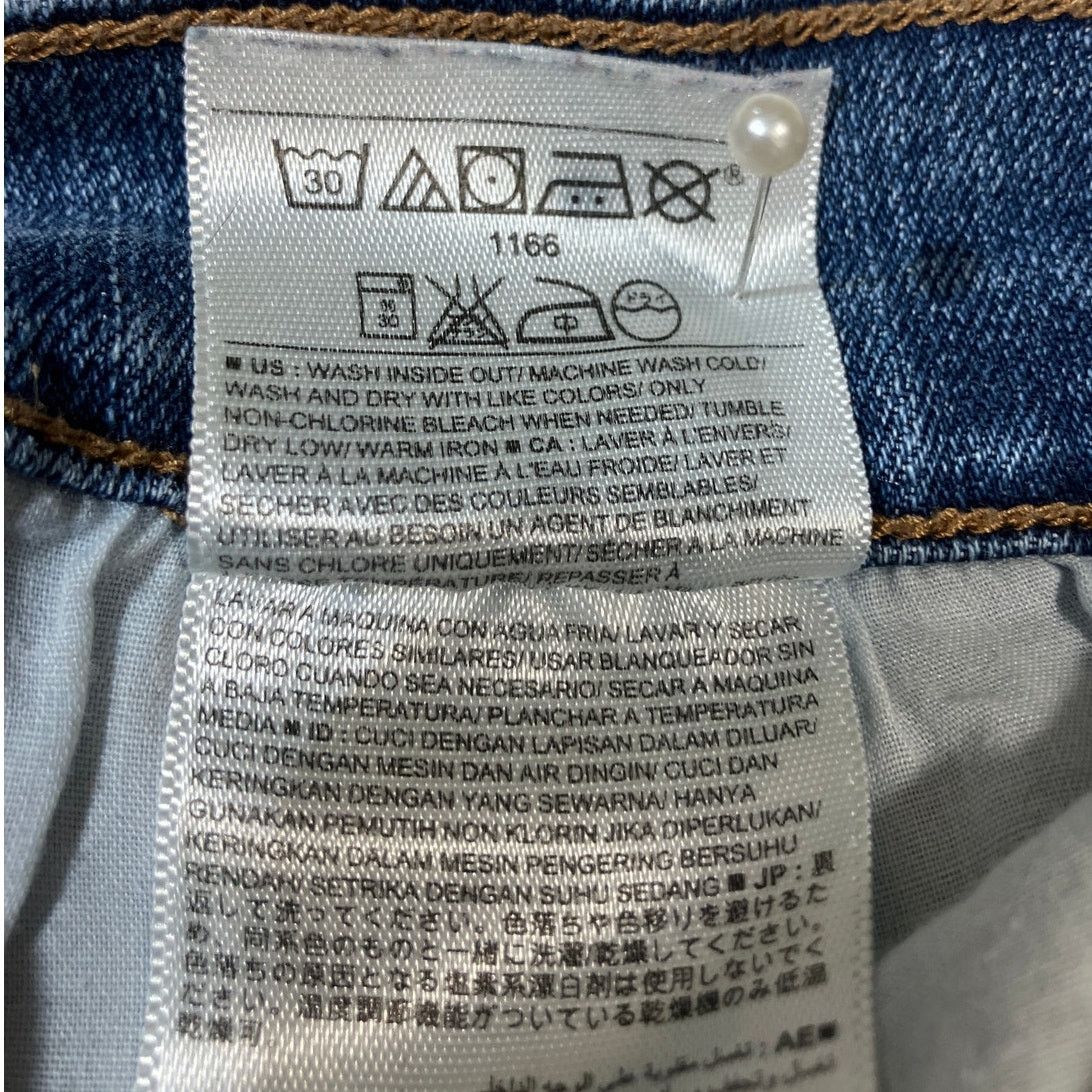 Old Navy Old Navy Blue Medium Wash High Rise Skinny Stretch Jeans 12 Size 34" / US 12 / IT 48 - 4 Thumbnail