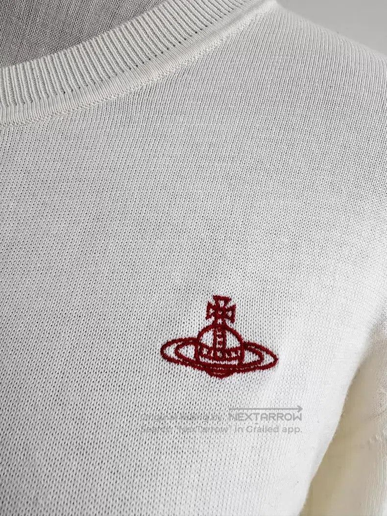 Vivienne Westwood Vivienne Westwood White Saturn knitted sweater Size XS / US 0-2 / IT 36-38 - 3 Thumbnail