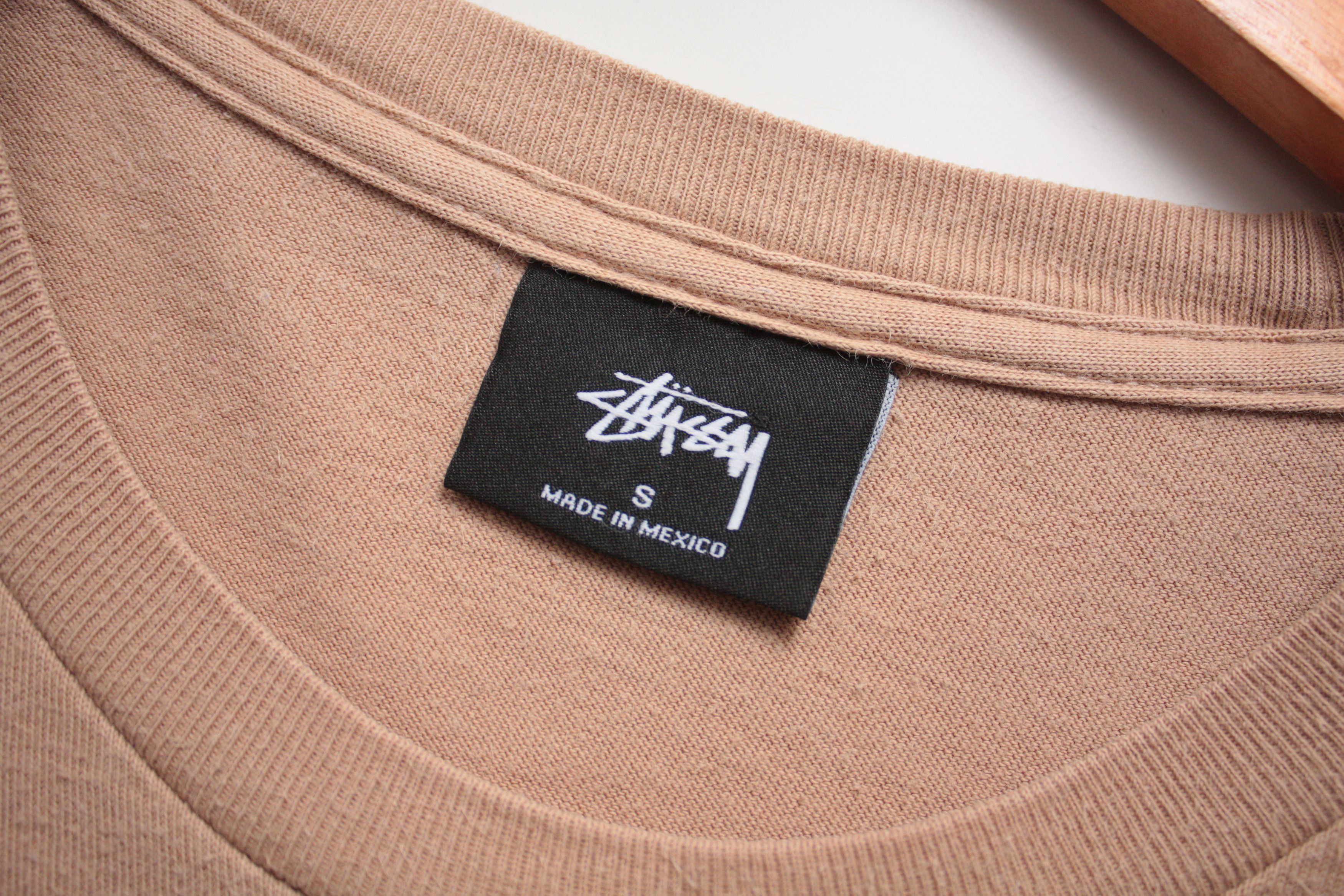 Stussy Stussy Beige Longsleeve Logo Tee Men's Small Size US S / EU 44-46 / 1 - 5 Thumbnail