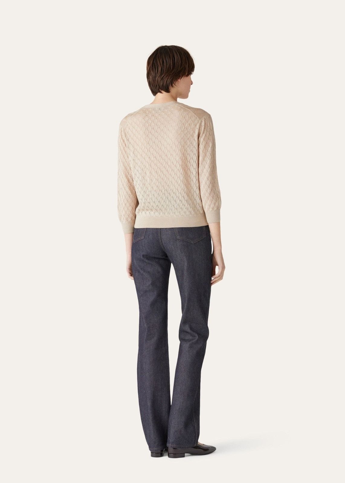 Loro Piana o1srvl11e0824 Piura Cashmere Cardigan in Light Brown Size XL / US 12-14 / IT 48-50 - 4 Thumbnail