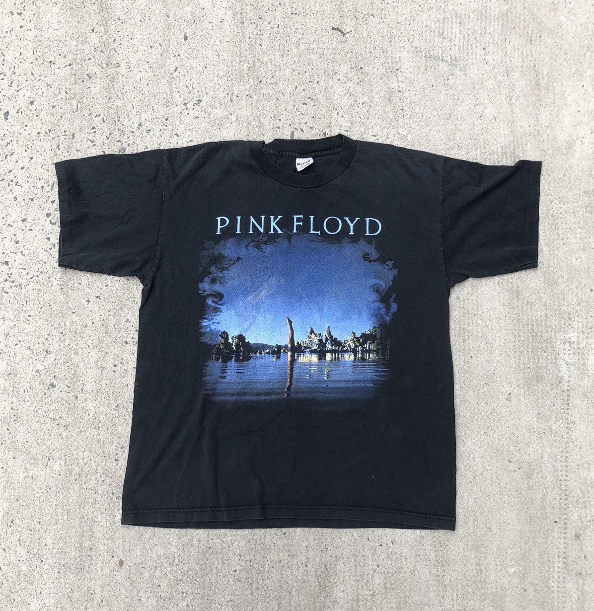 Image of Band Tees x Pink Floyd Vintage Wish You Were Here Pink Floyd in Black, Men's (Size XL)