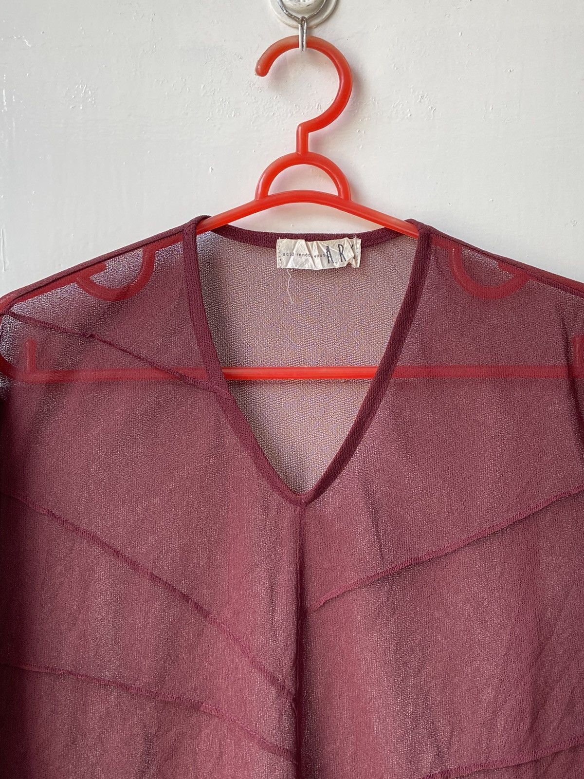 Designer × Japanese Brand Acid Rende Vous Mesh T-Shirt Size US XS / EU 42 / 0 - 4 Thumbnail