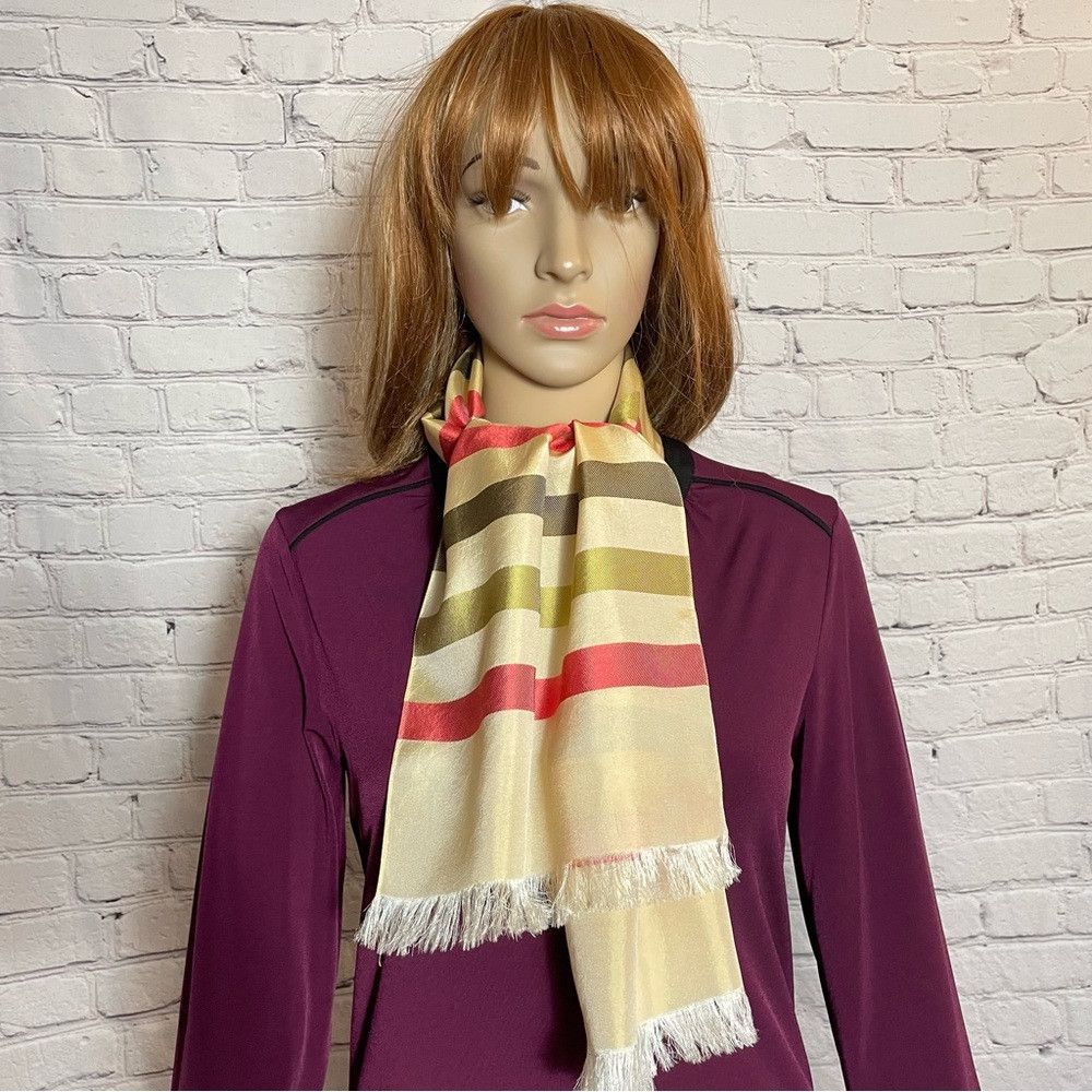 Bloomingdale's Vintage Silk Scarf Made in Italy For Bloomingdale's Size ONE SIZE - 2 Thumbnail
