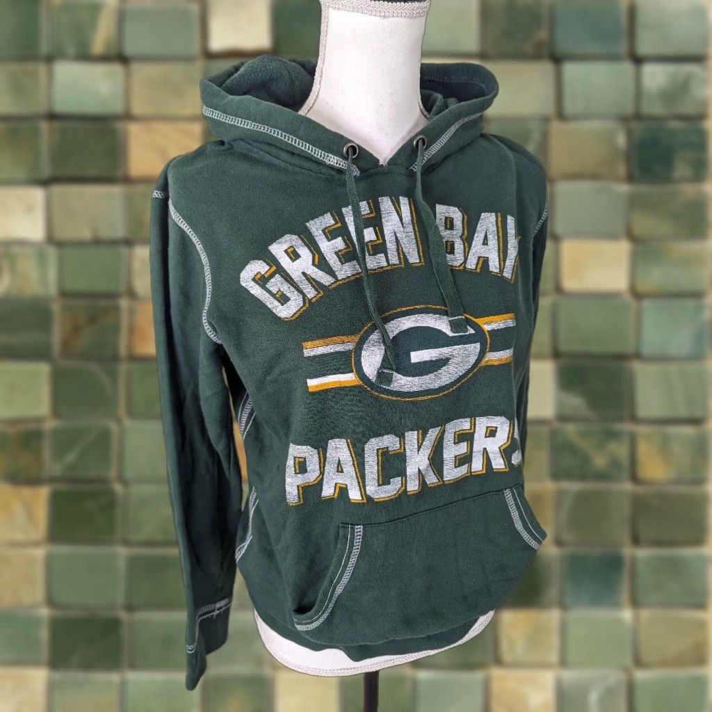 NFL NFL Green Bay Packers Ladies Hoodie Sweatshirt M Pullover Hooded Zip Green Size M / US 6-8 / IT 42-44 - 1 Thumbnail
