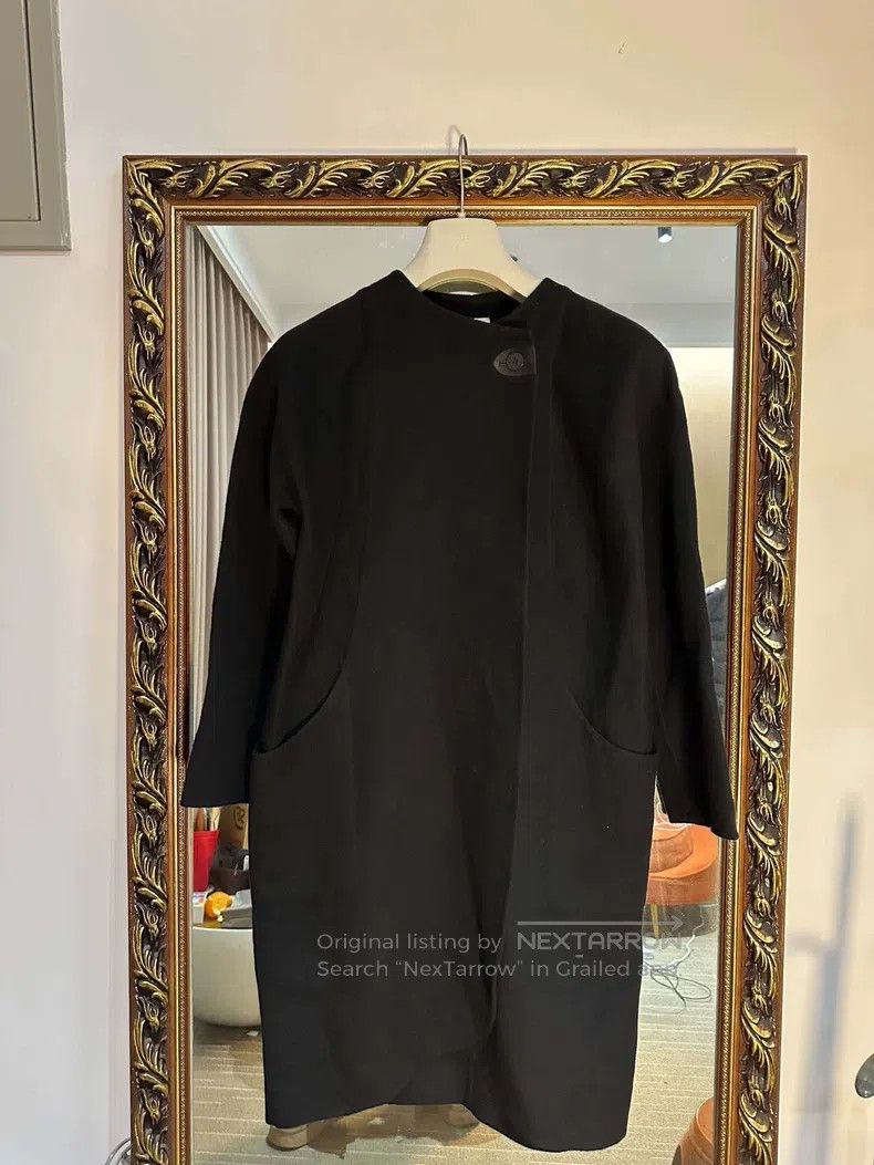 Hermes Hermes Long Black Cashmere Coat Size XXS / US 00 / IT 34 - 1 Thumbnail