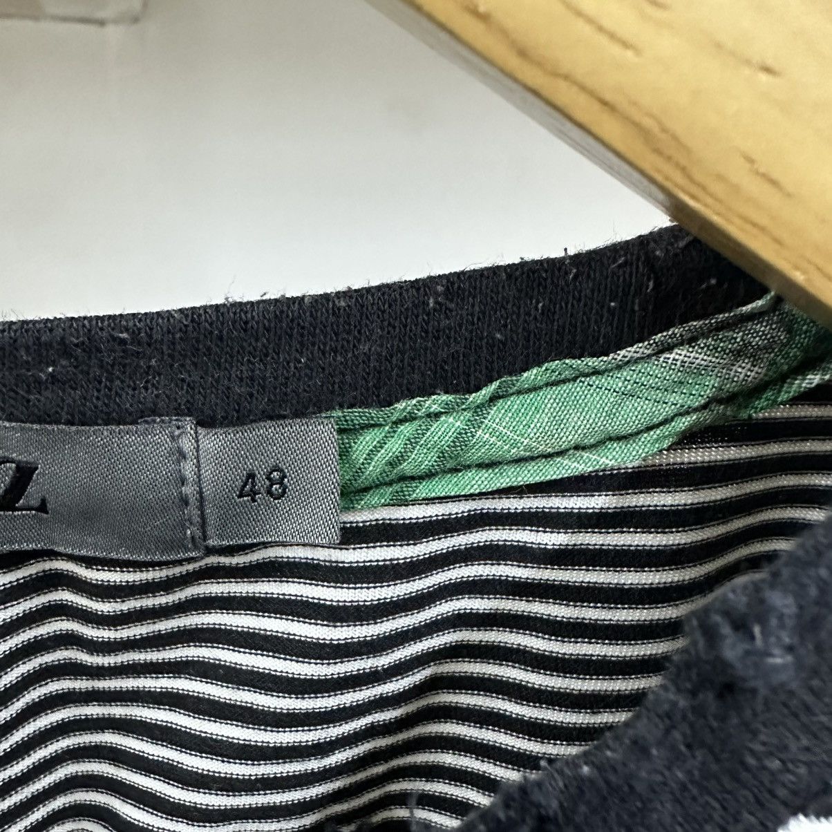 semanticdesign DISTRESSED VINTAGE PATTERN STRIPE BOXY TSHIRT JAPANESE BRAND Size US M / EU 48-50 / 2 - 11 Thumbnail