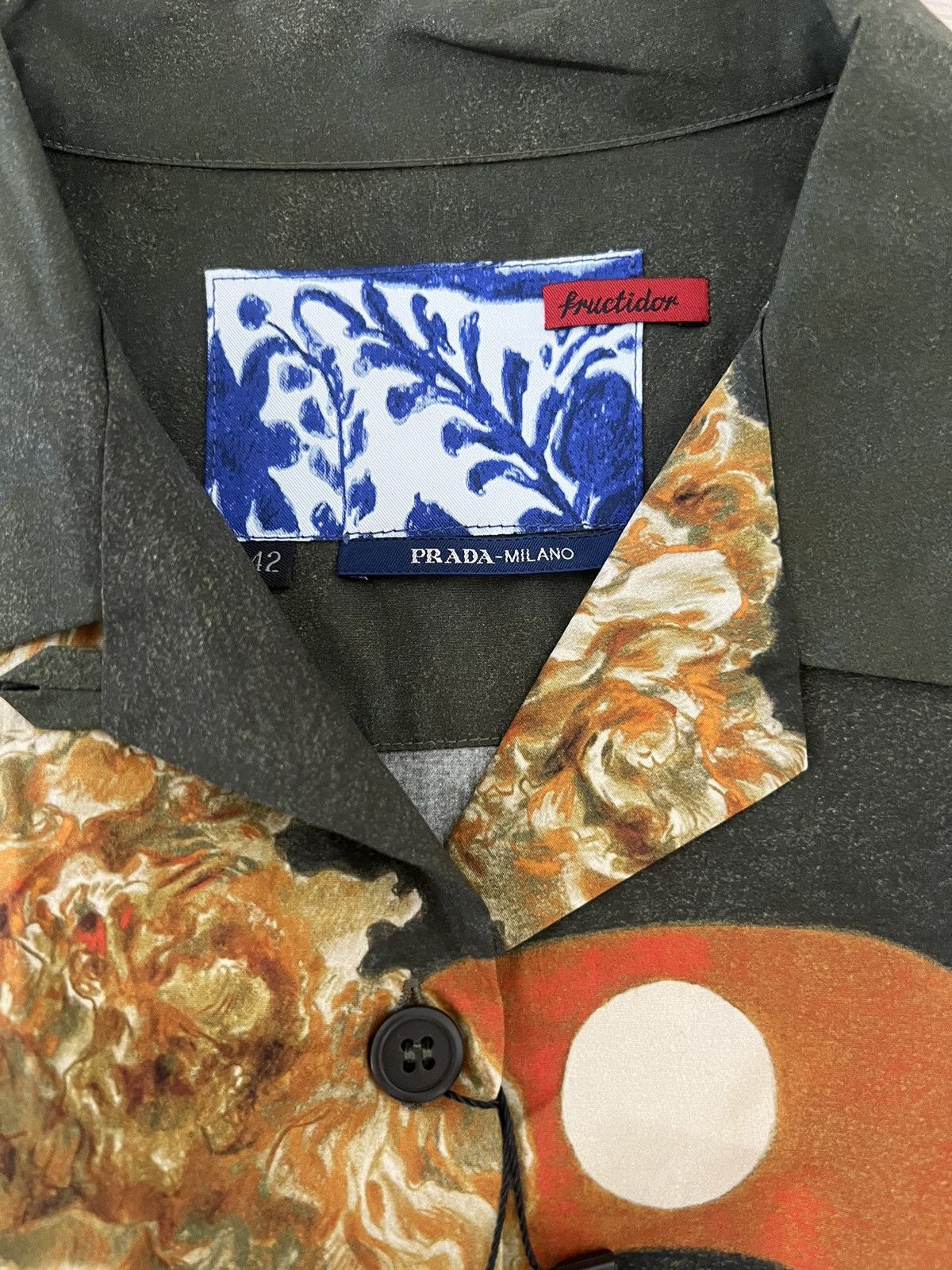 Prada Prada FW16 Christophe Chemin 'Fructidor' Shirt Size US M / EU 48-50 / 2 - 6 Thumbnail