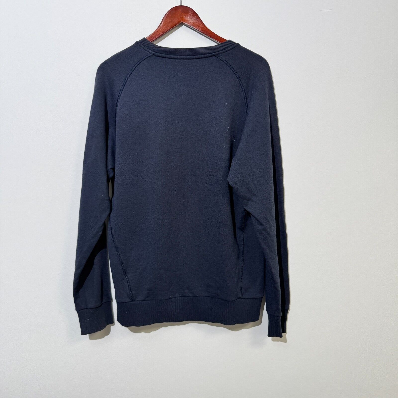 Adidas × Vintage Vintage Adidas Unisex Navy Blue Cotton Crewneck Size M Size US M / EU 48-50 / 2 - 10 Thumbnail