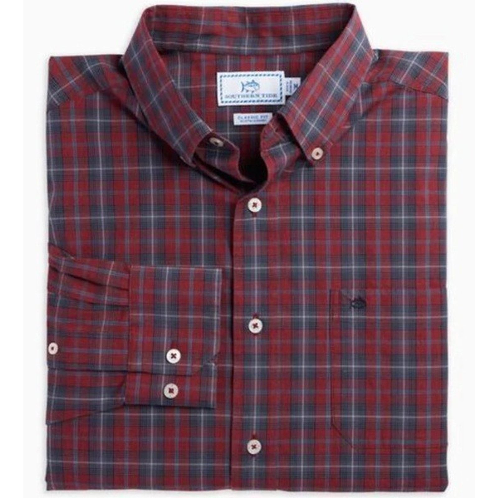 Southern Tide NWT Southern Tide Skipjack Heather Plaid Button-Down Size S Size US S / EU 44-46 / 1 - 9 Thumbnail