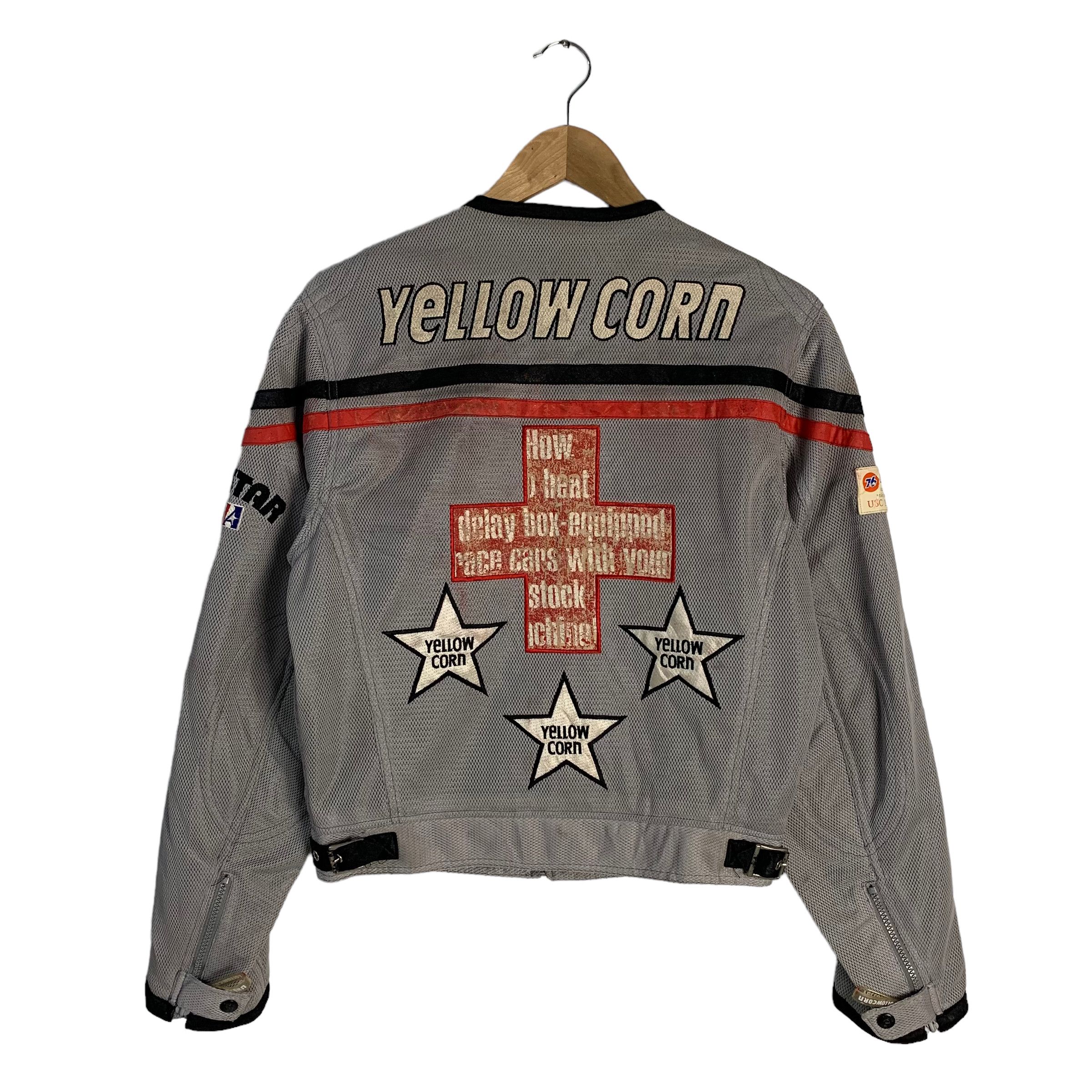 YELLOW CORN Vintage Black Running Project By Yellow Corn Mesh Jacket Size US M / EU 48-50 / 2 - 2 Thumbnail