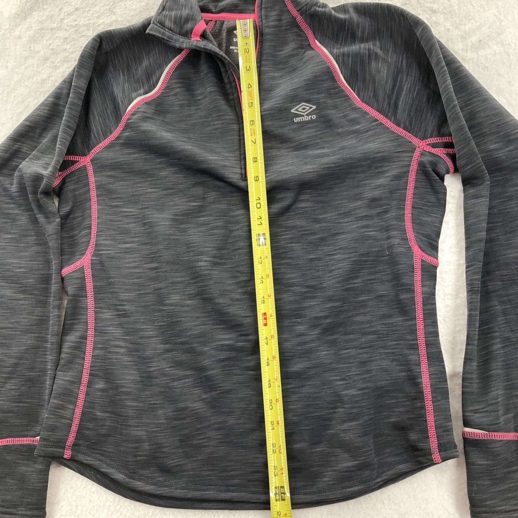 Umbro Umbro Pullover Womens Large Gray Pink Athletic Athleisure Size L / US 10 / IT 46 - 4 Thumbnail