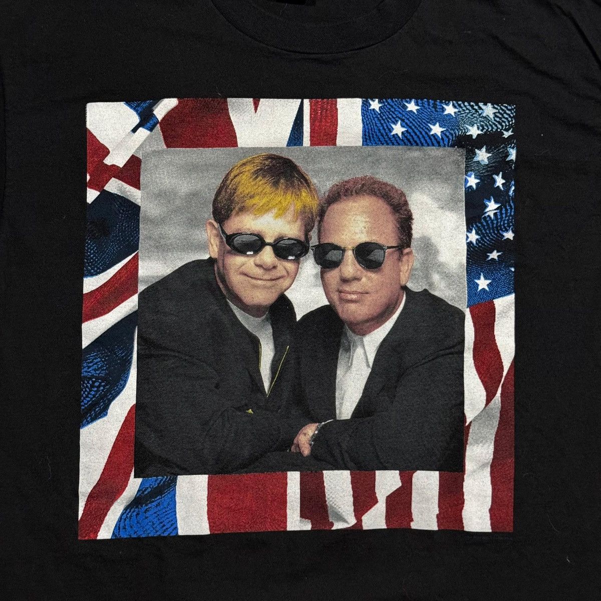 Vintage Elton John & Billie Joel Vintage 1994 Size US XL / EU 56 / 4 - 4 Thumbnail
