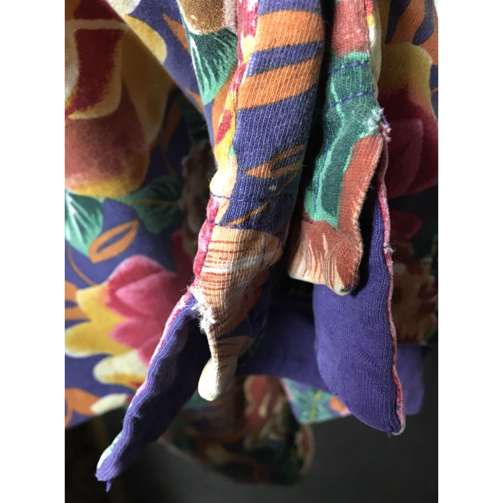 Bugle Boy VINTAGE Bugle Boy All Over Print Boxy Flower Shirt M L Purple 90s AOP Beach Surf Grunge Vaporwave Mens Shirt Size US M / EU 48-50 / 2 - 6 Thumbnail