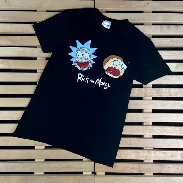 Band Tees × Vintage Mens Vintage T Shirt Rick and Morty Size S Size US S / EU 44-46 / 1 - 1 Thumbnail