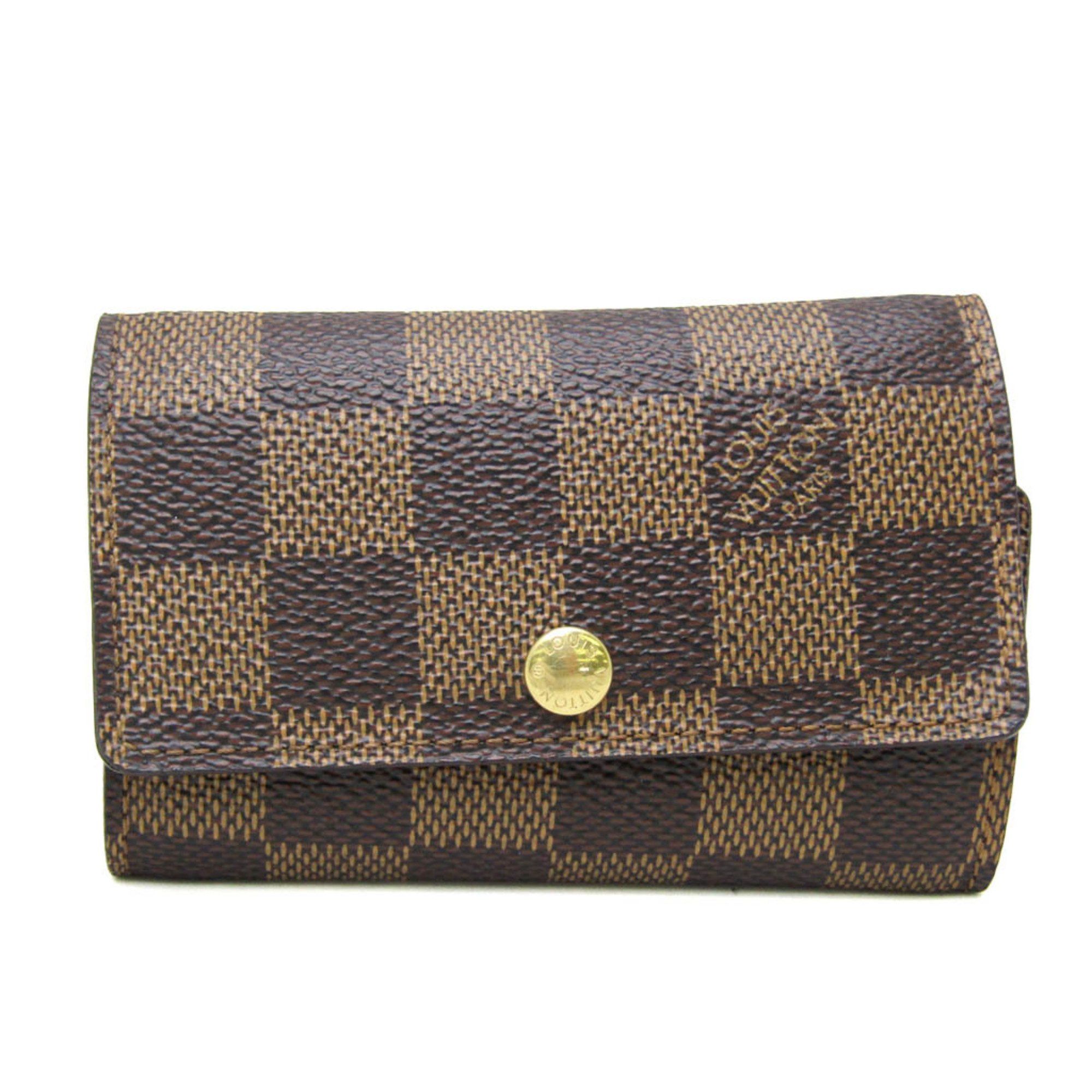 Louis Vuitton Louis Vuitton Damier 6 Key Holder N62630 Men,Women Damier Canvas Key Case Ebene Size ONE SIZE - 1 Thumbnail