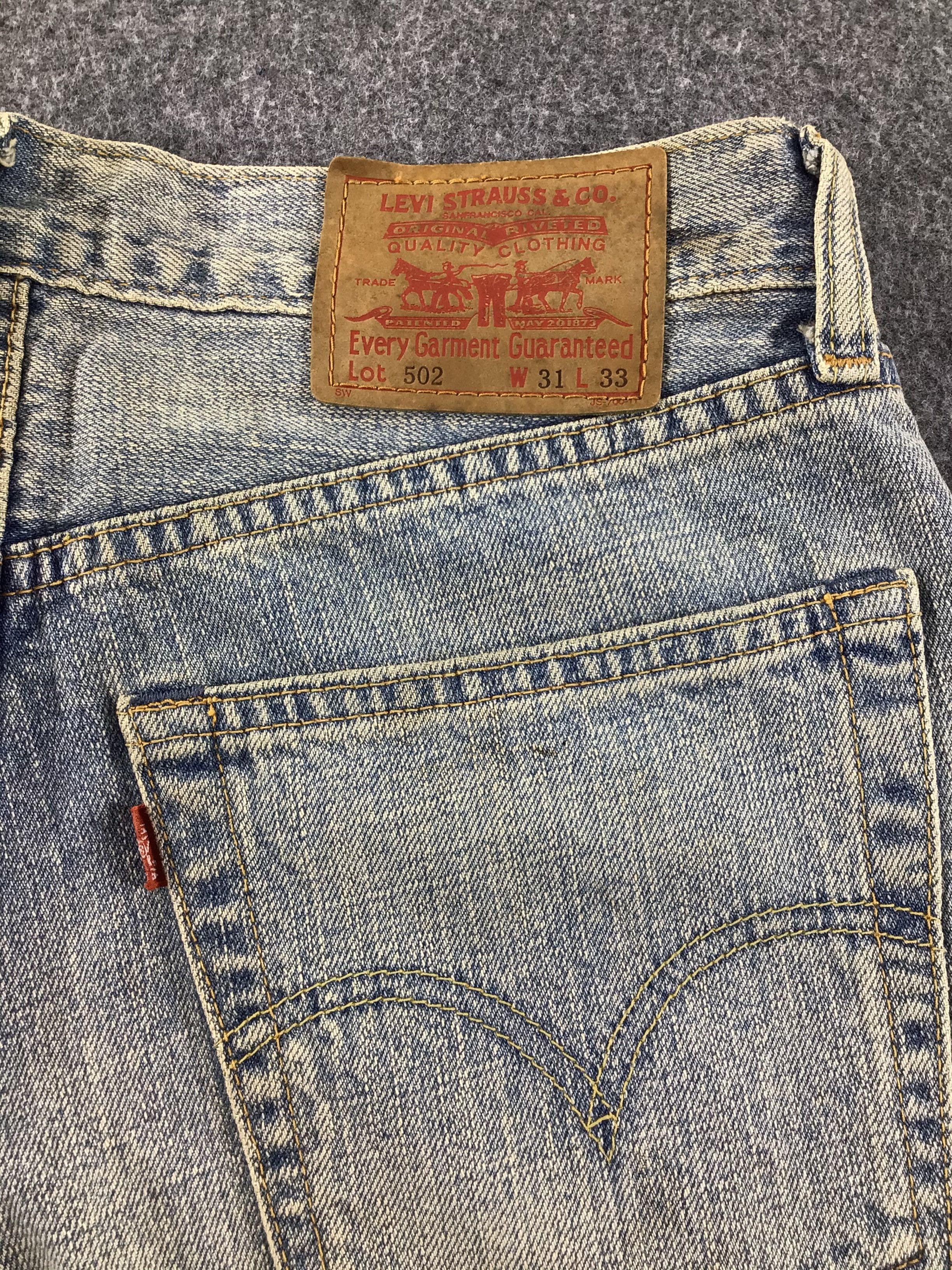 Levi's Vintage Levis 502 Jeans Rusty Medium Wash Denim KJ072 Size US 31 - 5 Thumbnail
