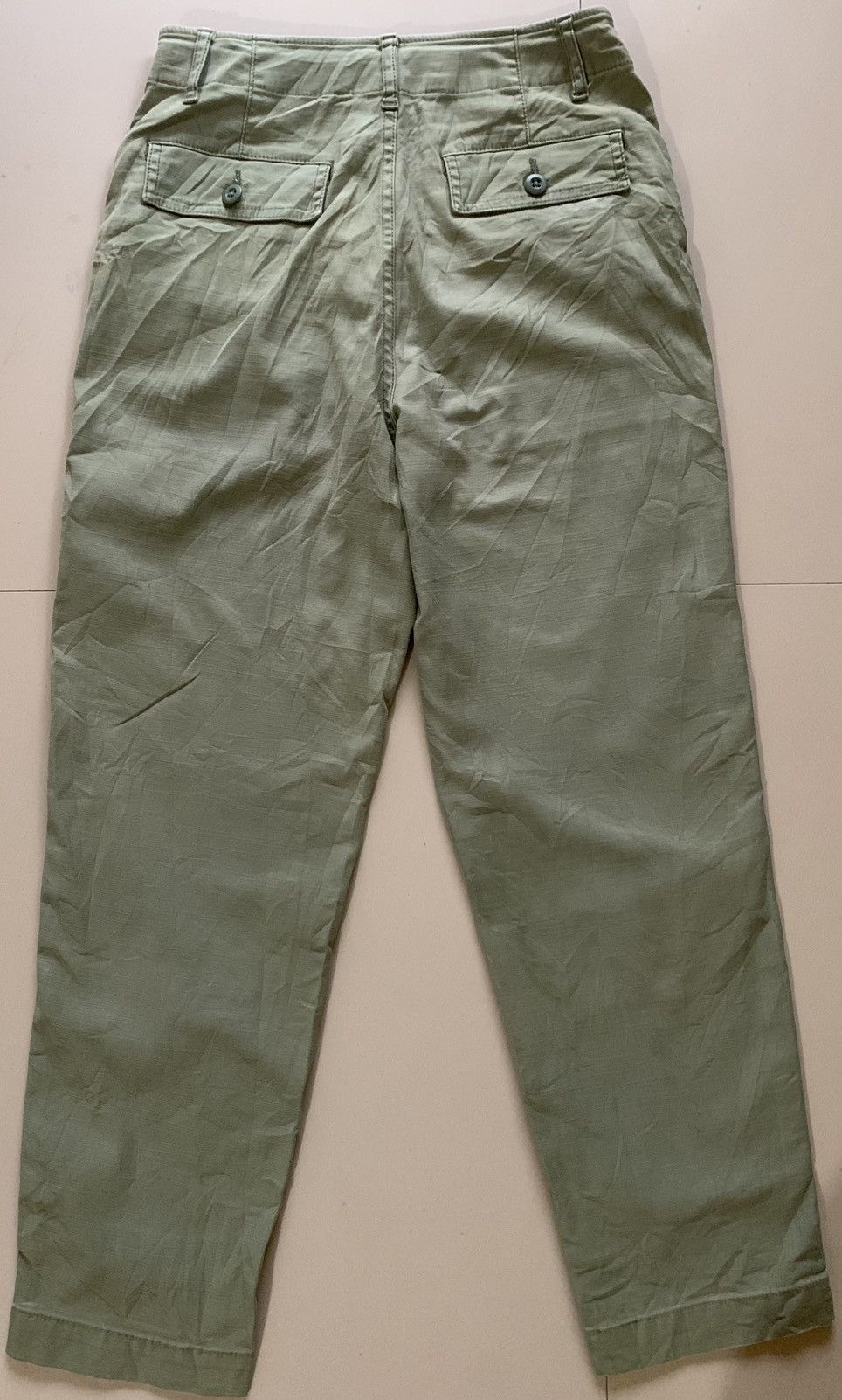 Uniqlo Uniqlo Olive Fatique Pants - Classic Military Size US 27 - 6 Thumbnail