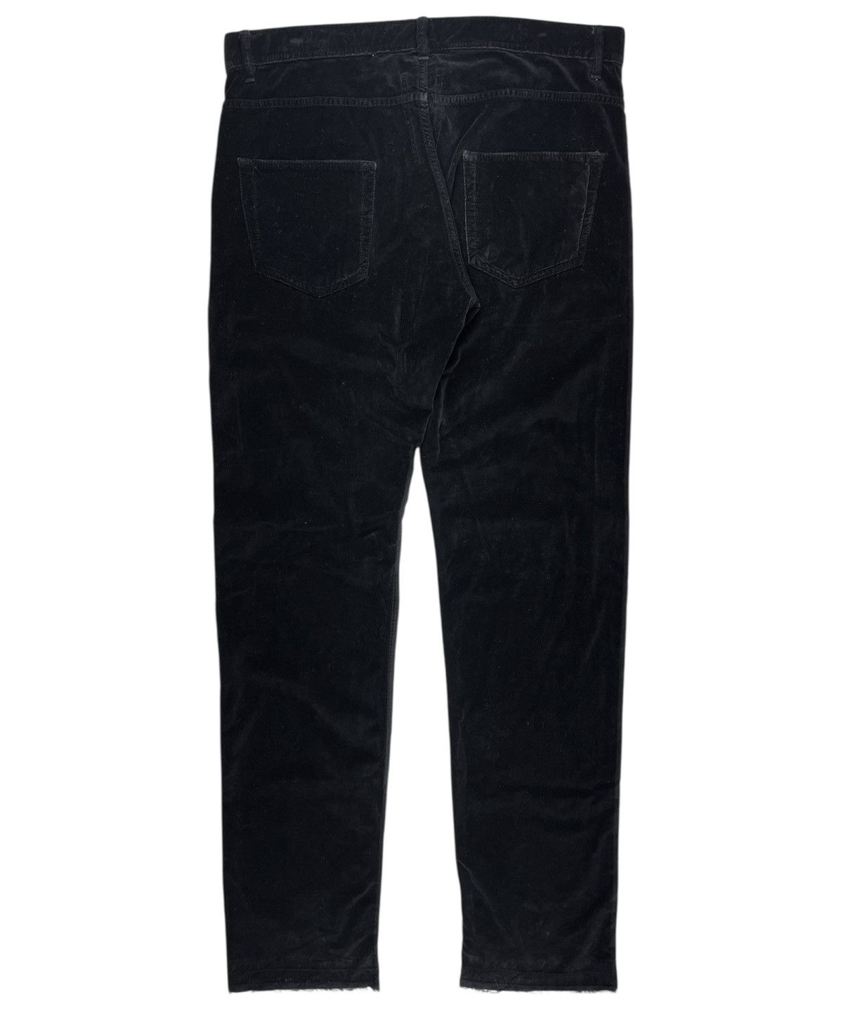 Rick Owens FW08 Rick Owens Stag Black Velvet Detroit Denim Jeans Size US 36 / EU 52 - 3 Thumbnail