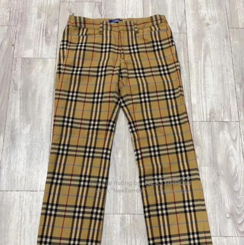 Burberry Burberry Yellow Wool Blend Striped Women's Pants. Size 23" - 1 Thumbnail