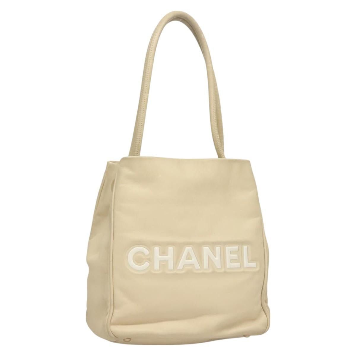 Chanel CHANEL Camelia Tote Bag Leather Beige CC Size ONE SIZE - 1 Thumbnail