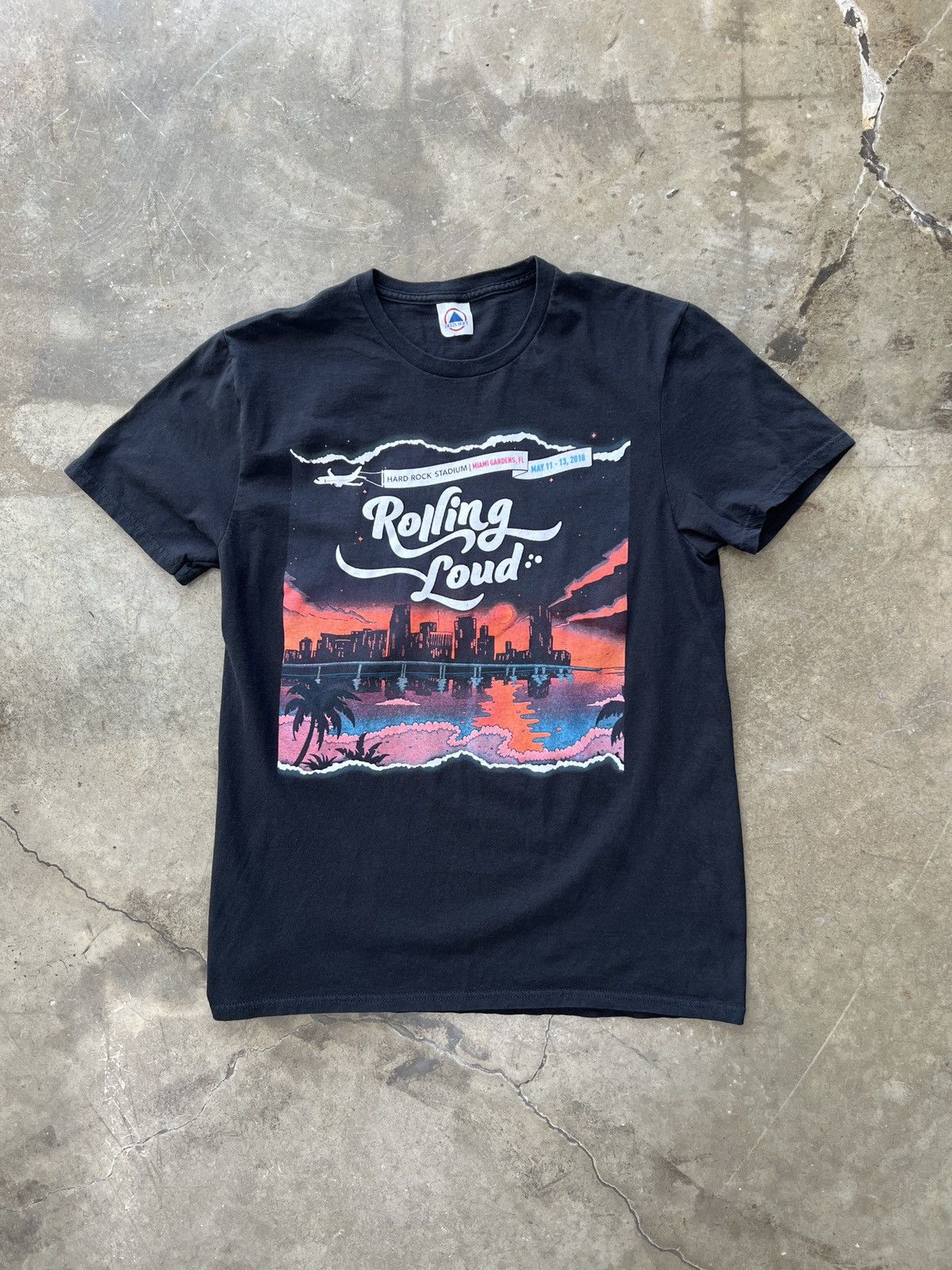 Band Tees × Vintage Rolling Loud Parking lot tee J. Cole Travis Scott Medium Size US M / EU 48-50 / 2 - 5 Thumbnail