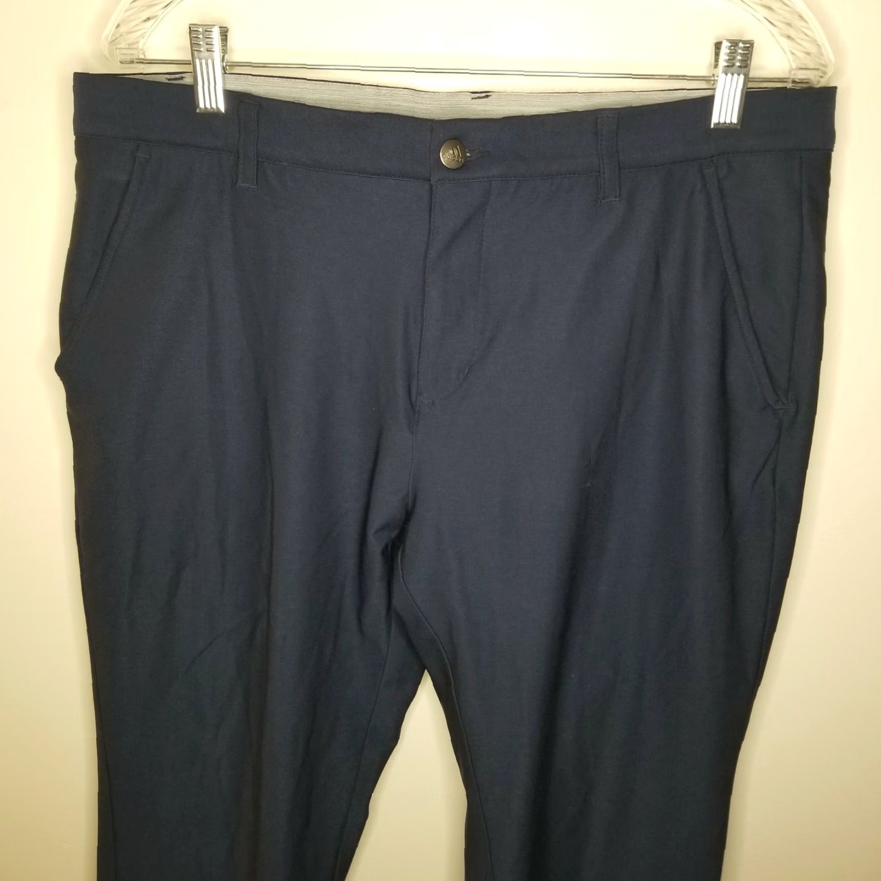 Adidas Adidas Lightweight Chino Pants Mens Regular Size 34x32 Blue Size US 34 / EU 50 - 2 Thumbnail