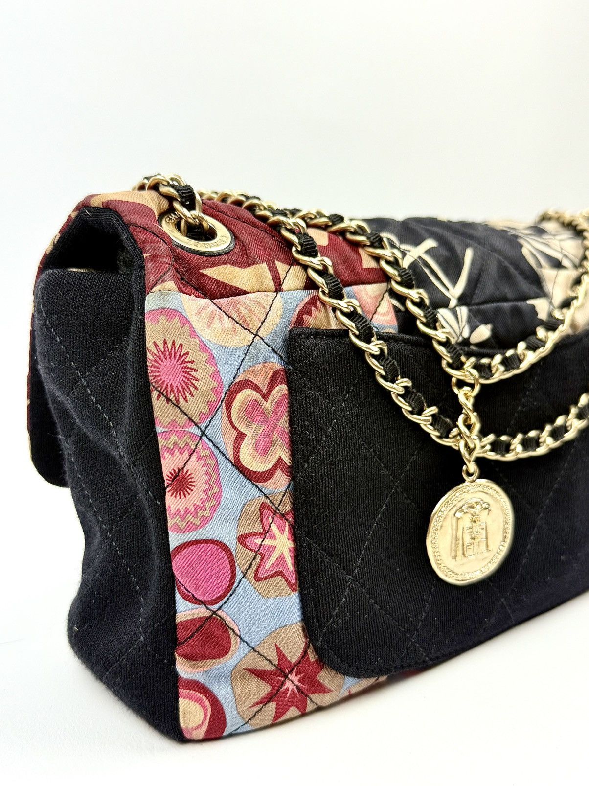 Chanel Chanel - 2014 - Jersey - Patchwork - Mini - Flap Size ONE SIZE - 11 Thumbnail