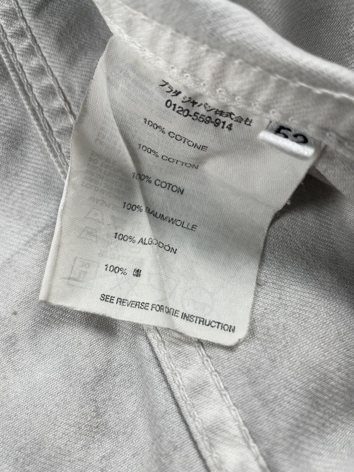 Prada Rare Prada Archive Vintage White Vest Size: M Size US M / EU 48-50 / 2 - 11 Thumbnail