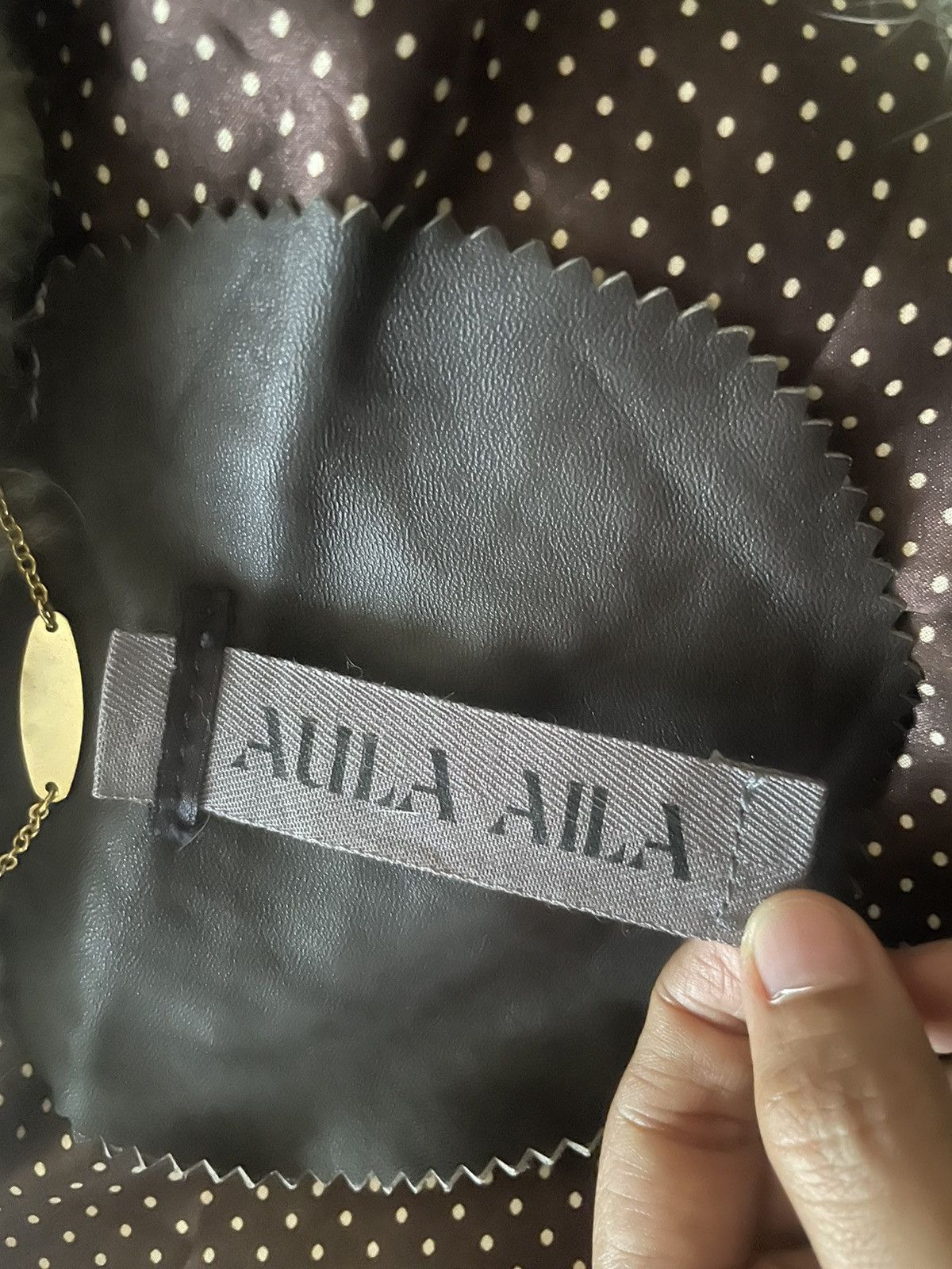 Japanese Brand Aula Aila Rabbit Fur Coat Size S / US 4 / IT 40 - 5 Thumbnail