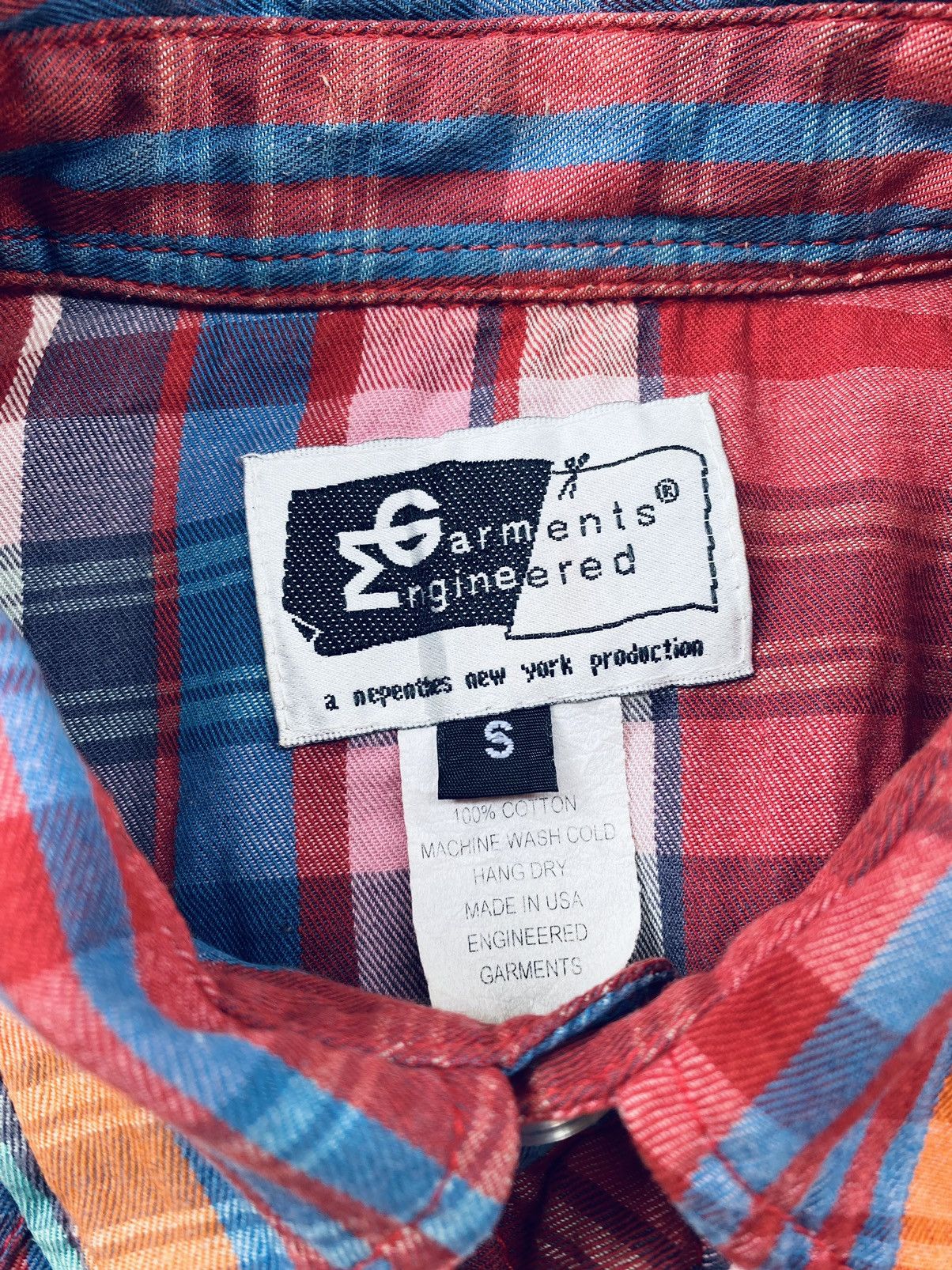 Engineered Garments Vintage Engineered Garments Pullover Button Ups Shirt Size US S / EU 44-46 / 1 - 4 Thumbnail
