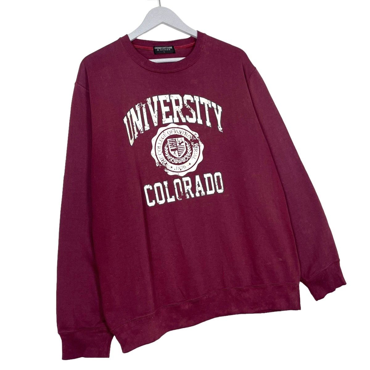 Japanese Brand 💥90s UNIVERSITY COLORADO BIG LOGO SWEATSHIRT Size US L / EU 52-54 / 3 - 3 Thumbnail