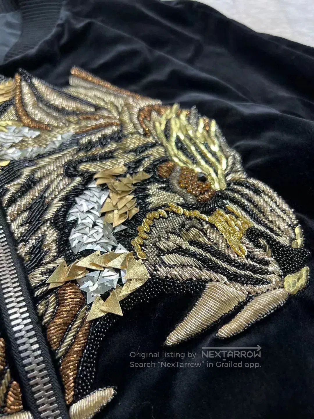 Balmain Balmain Tiger Jacket with Scale Beads. Size US M / EU 48-50 / 2 - 8 Thumbnail
