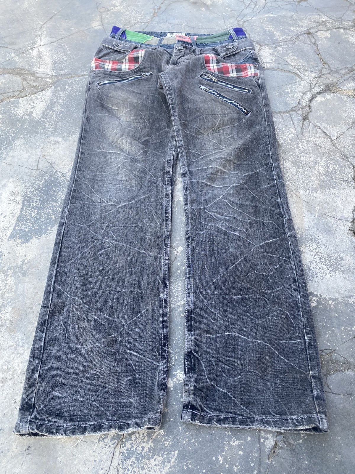 If Six Was Nine PATINA Double Waist Zipper Jeans Size US 28 / EU 44 - 5 Thumbnail
