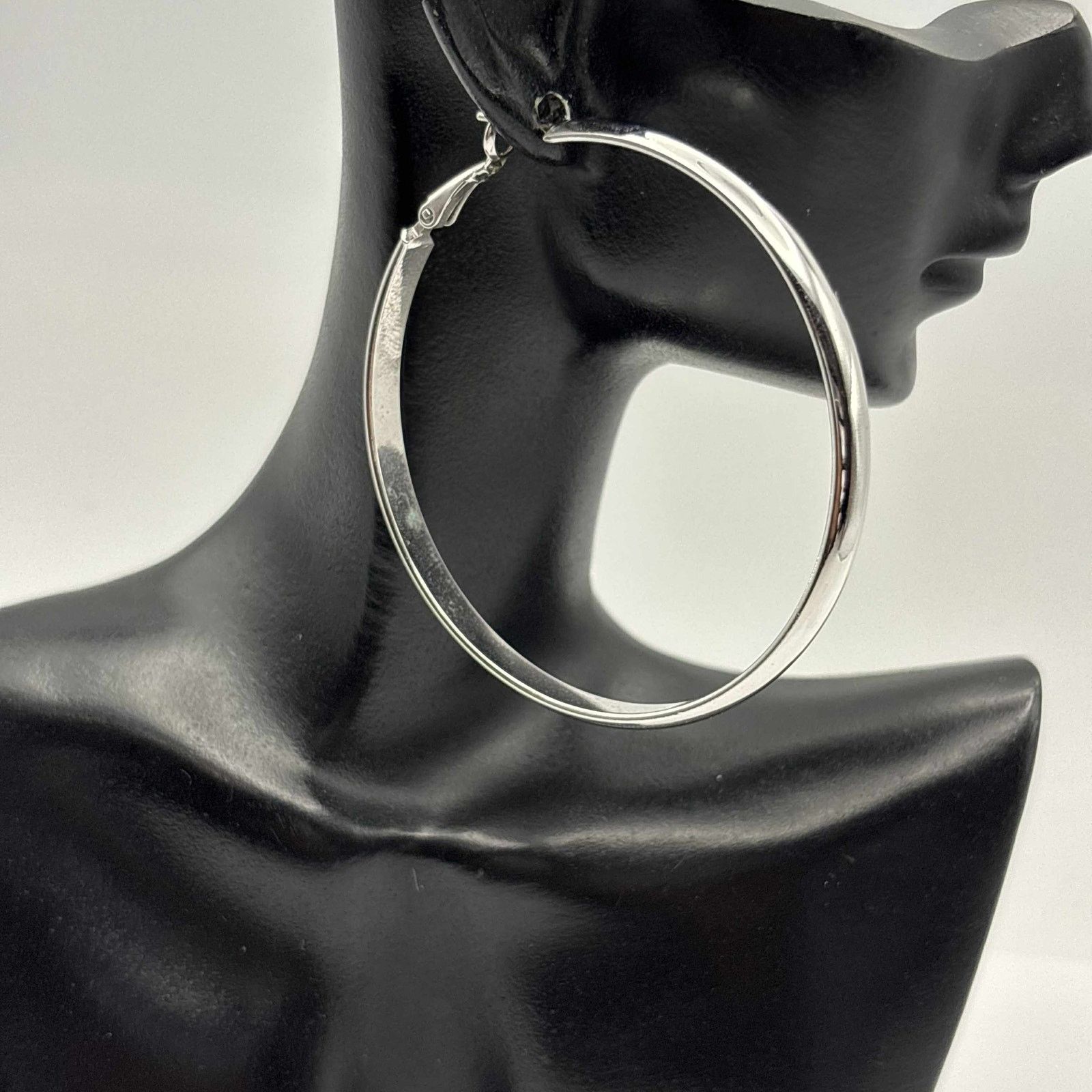 Other Y2K Silver Hoops Size ONE SIZE - 1 Thumbnail