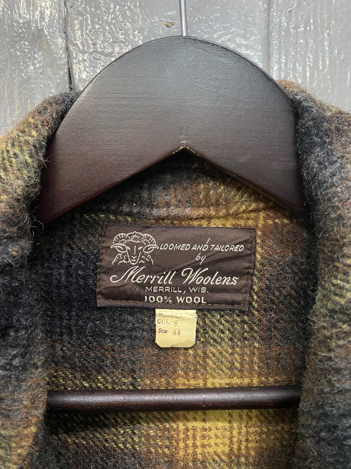 Vintage Vintage Merrill Woolen 100% Wool Plaid Tartan Jacket Size US XL / EU 56 / 4 - 6 Thumbnail