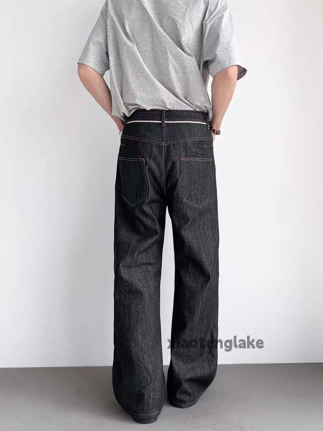 Jean Otl Balenciaga rickowens style flared loose baggy jeans Size US 36 / EU 52 - 3 Thumbnail