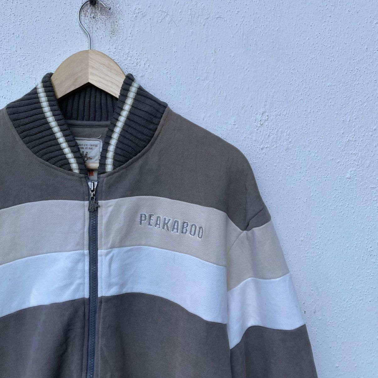 Japanese Brand × Vintage Vintage Japanese Brand Peakaboo Stripe Jacket Size US M / EU 48-50 / 2 - 12 Thumbnail