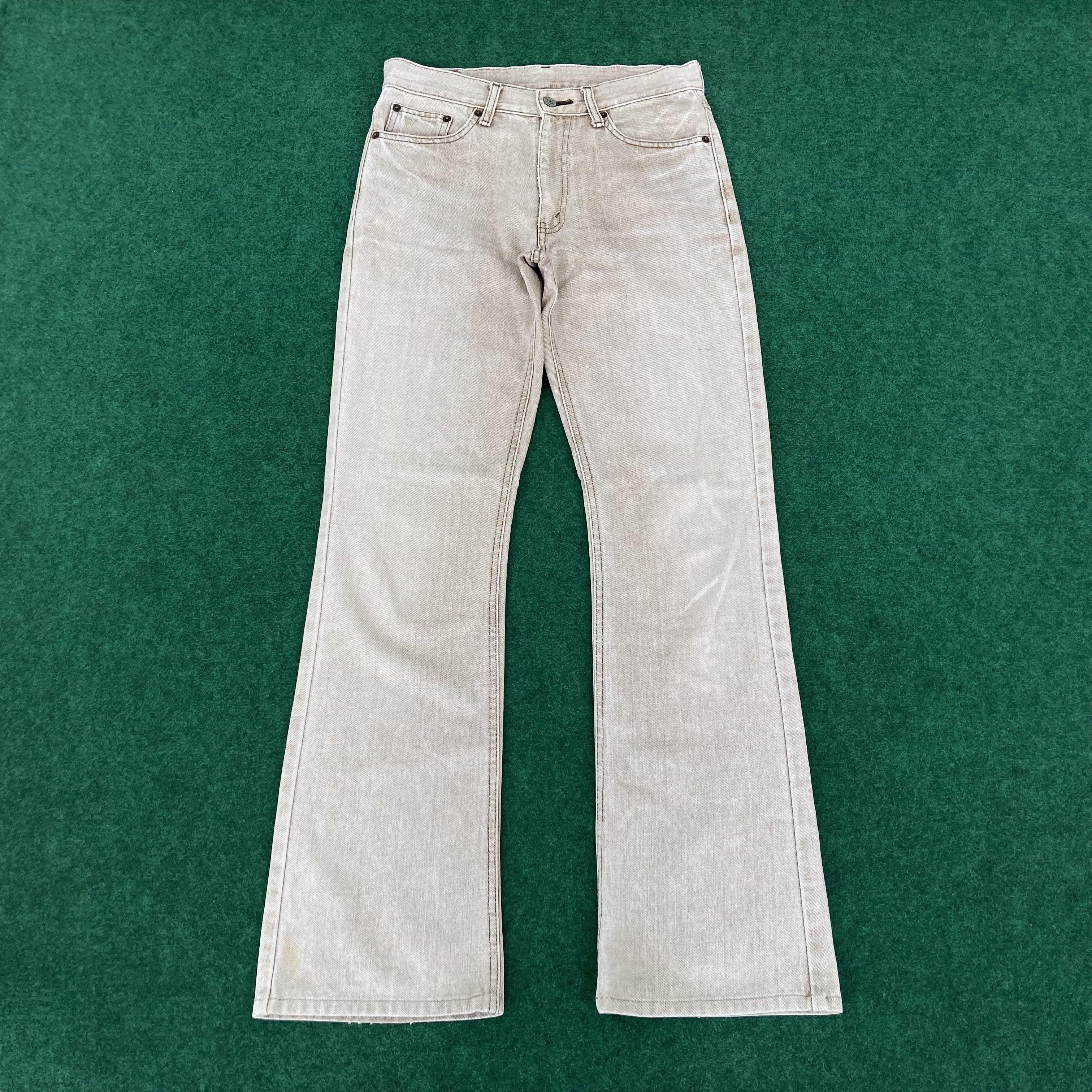 Japanese Brand × Vintage 29x31 Vtg Bobson Faded Denim Bootcut 29 Flared Jeans Size US 29 - 1 Thumbnail