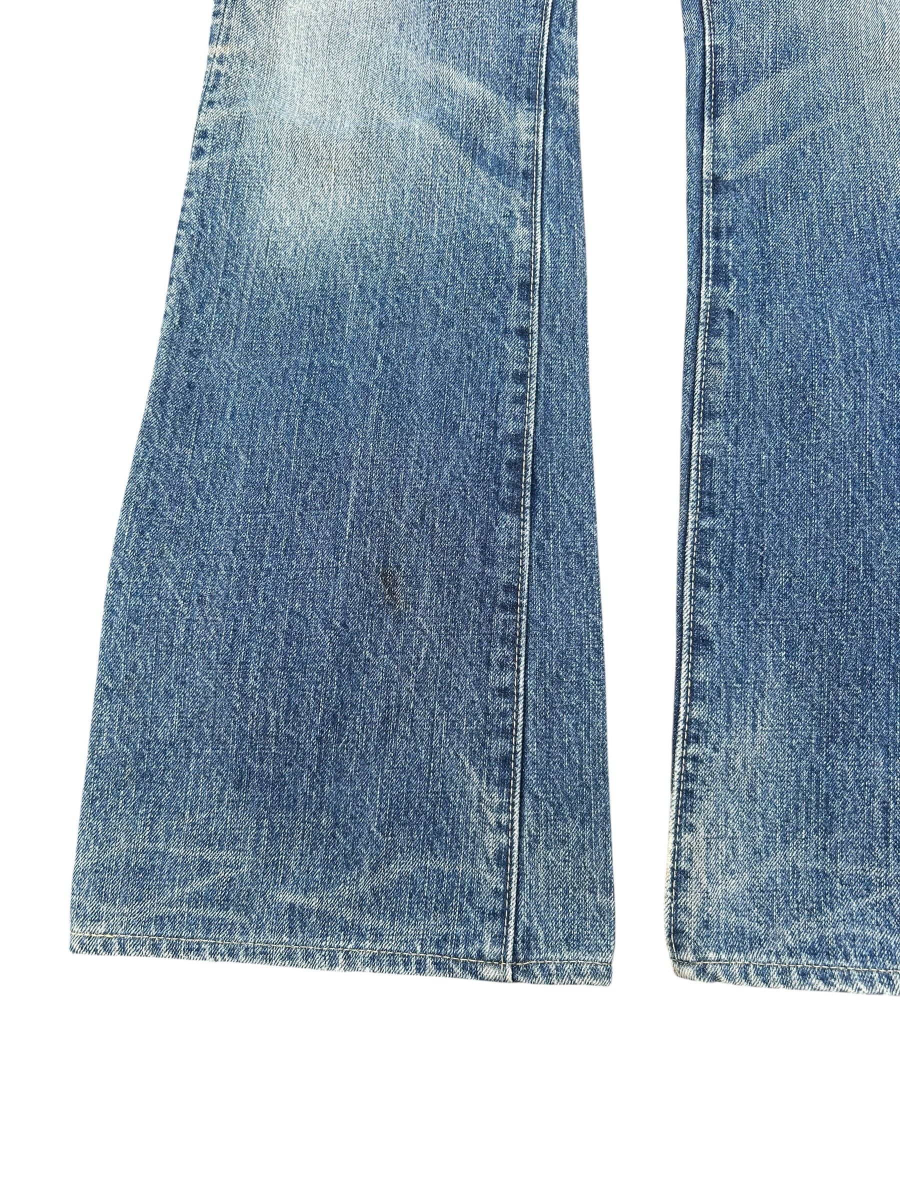 Kapital Flare Sugar Cane Vintage Distressed Denim Jeans Size US 31 - 7 Thumbnail