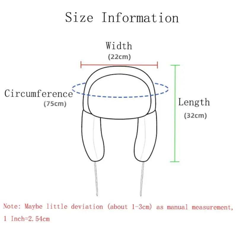 Japanese Brand Y2K Cartoon Anime Kirby Hat Ushanka Hat Cute Winter Hat Size ONE SIZE - 5 Thumbnail