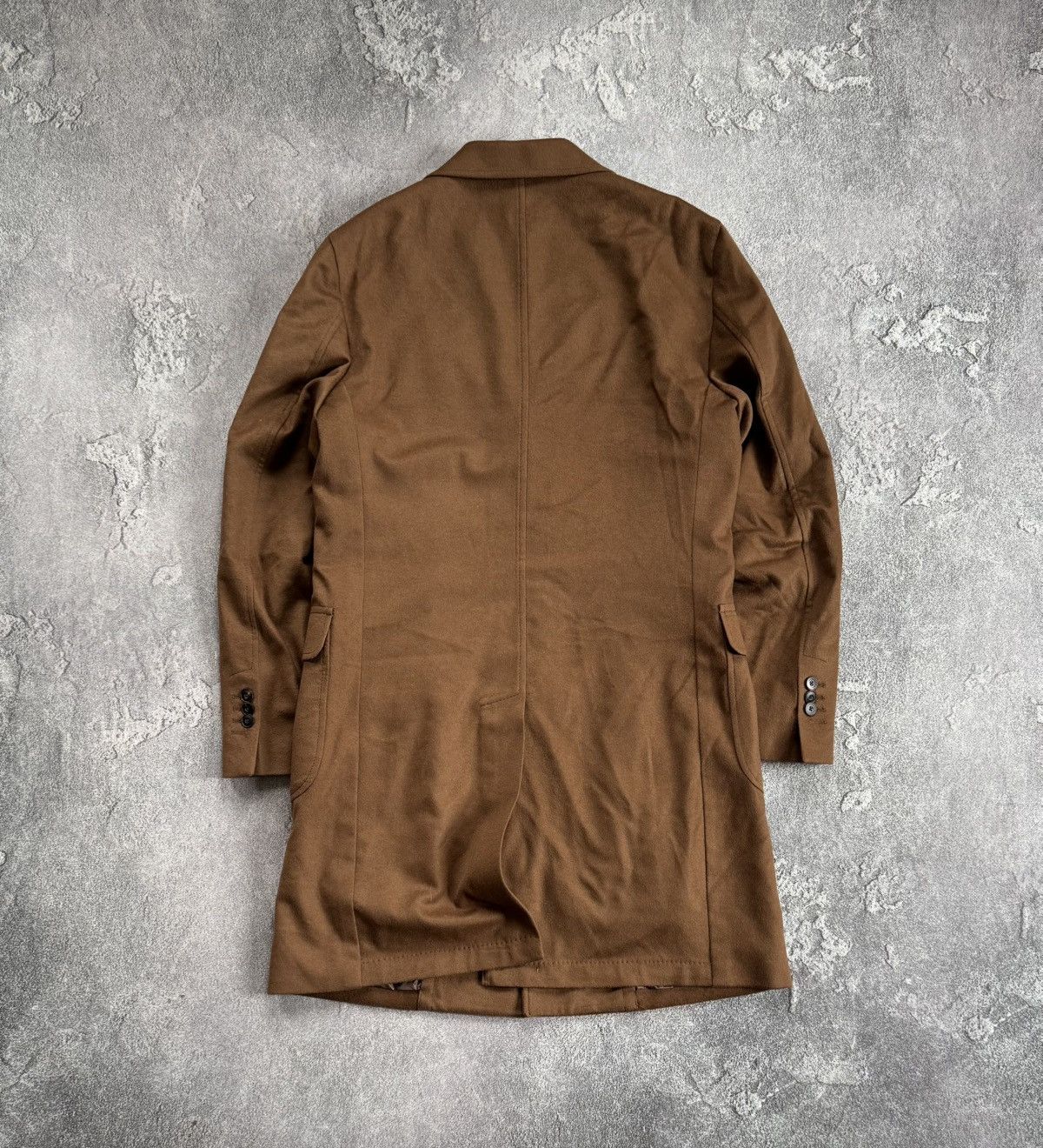 Designer × Massimo Dutti Massimo Dutti EUR48/USA38 brown coat wool long jacket blazer Size M / US 6-8 / IT 42-44 - 19 Thumbnail