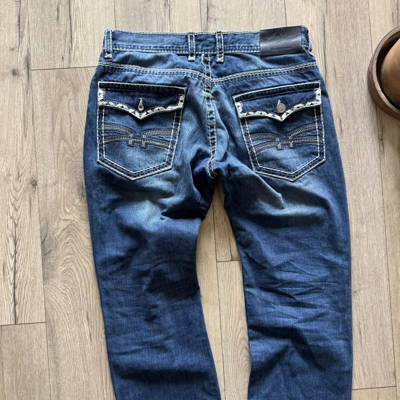 Vintage Rock Revival Fat Stitch Vintage 2000s Bottoms Size US 34 / EU 50 - 3 Thumbnail