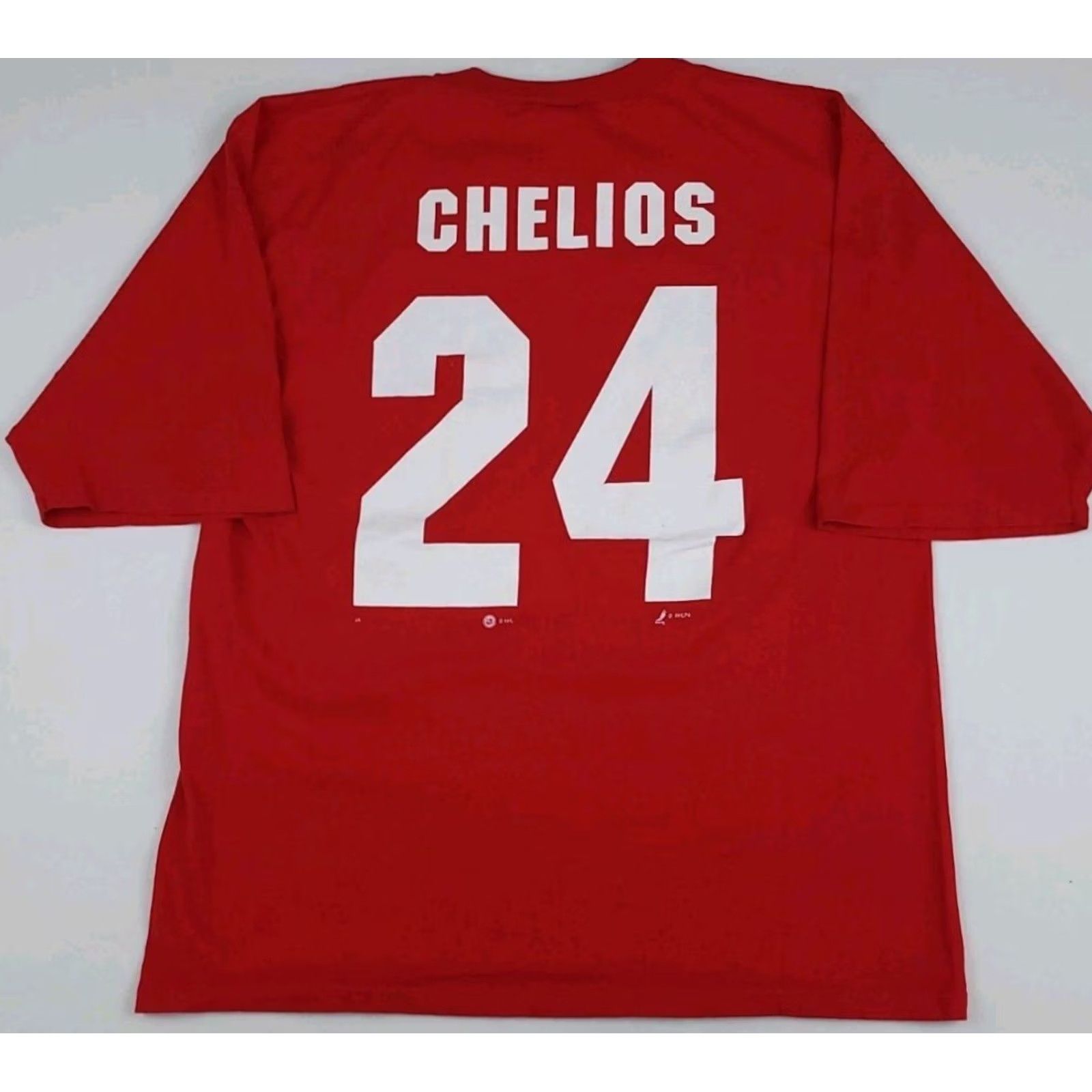 NHL Vintage Detroit Red Wings Chris Chelios Shirt NHL Hockey USA 90s Vtg Jersey T Size US XL / EU 56 / 4 - 2 Thumbnail